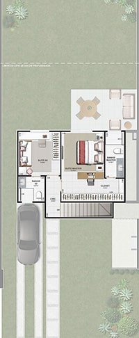 Casa Sobrado - 2 suítes - 121 m2